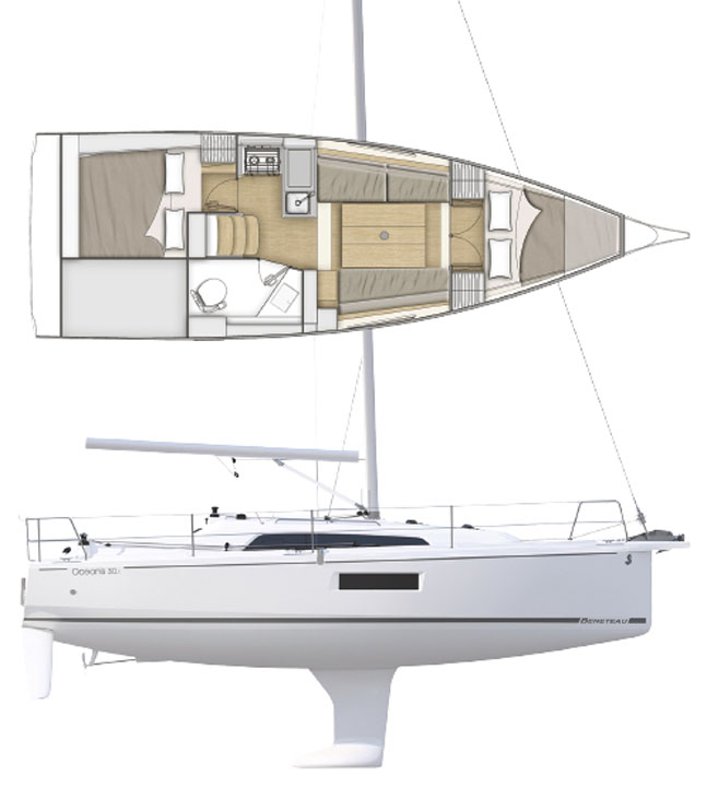 sailboat layout