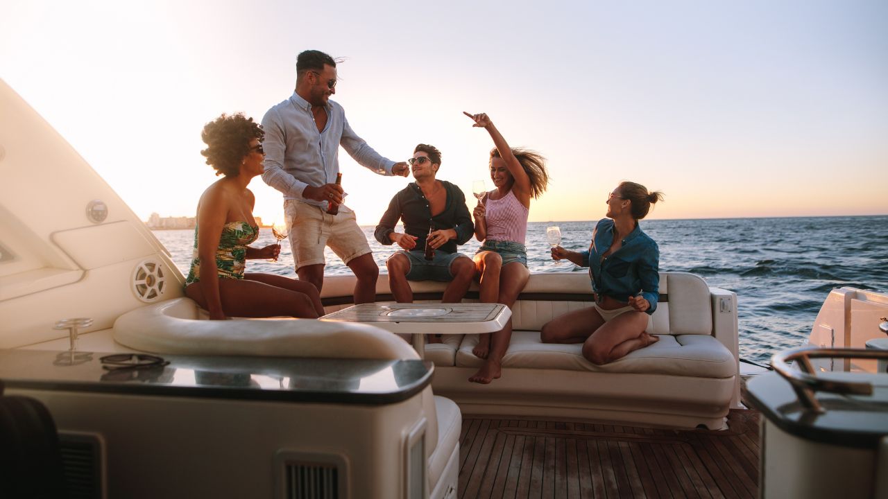 Yacht team building in Newport Beach